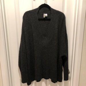 H&M oversized v-neck sweater